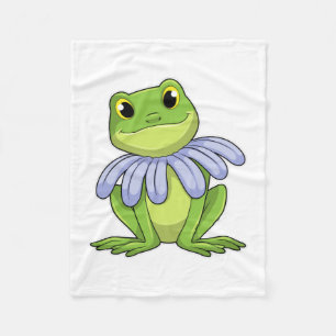 Frog med Daisy Fleecefilt