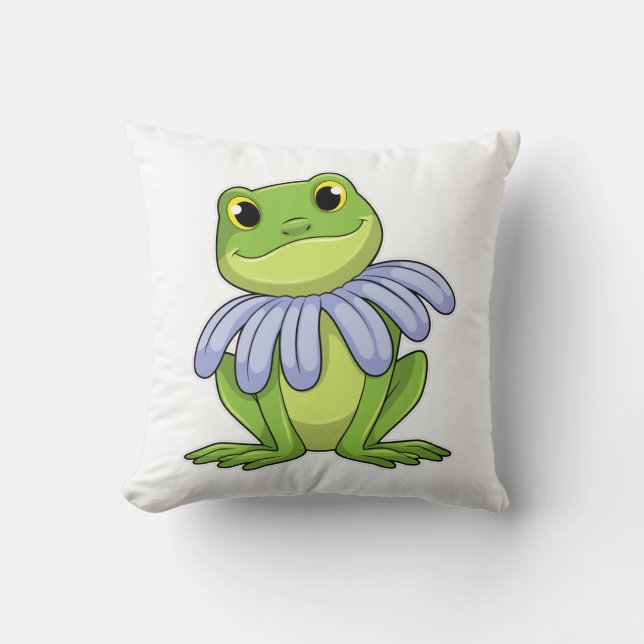 Frog med Daisy Kudde (Framsida)