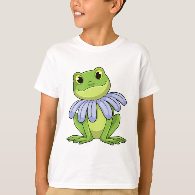 Frog med Daisy T Shirt (Framsida)