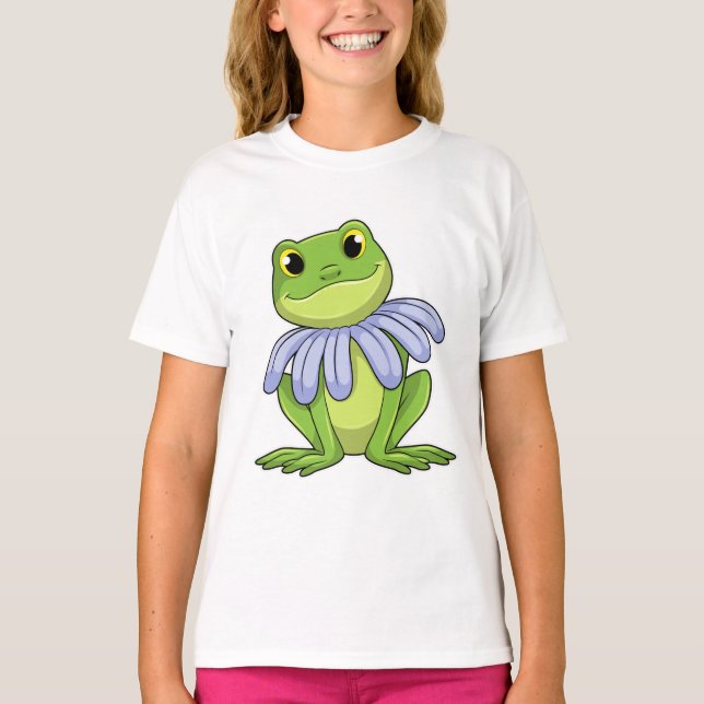 Frog med Daisy T Shirt (Framsida)