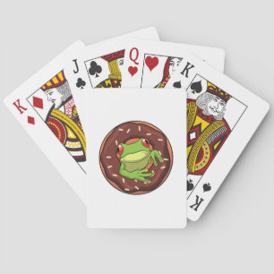 Frog med Donut Casinokort