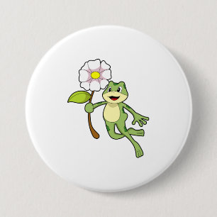Frog med Flower.PNG Knapp