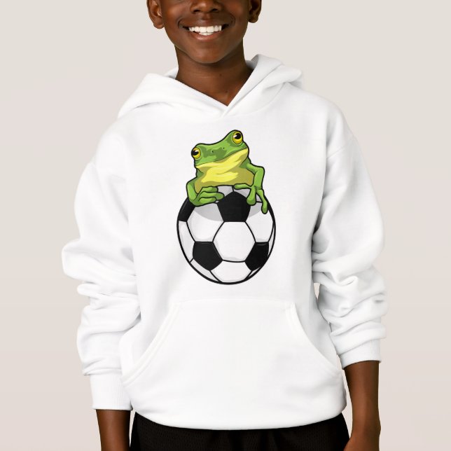 Frog med fotboll t shirt (Framsida)