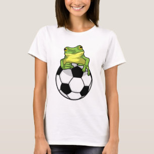 Frog med fotboll t shirt