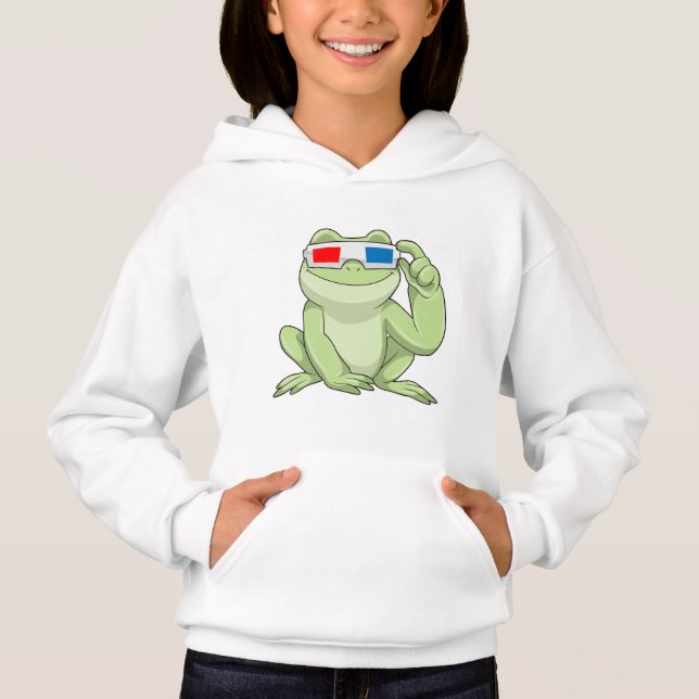 Frog med glasögon t shirt (Framsida)