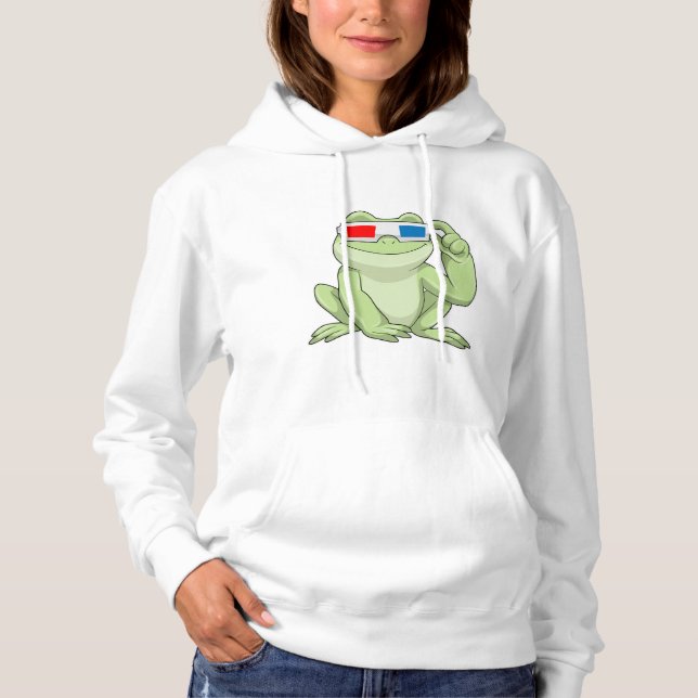 Frog med glasögon t shirt (Framsida)