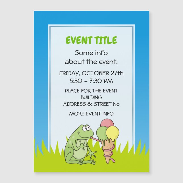 Frog med Glass (Framsida)