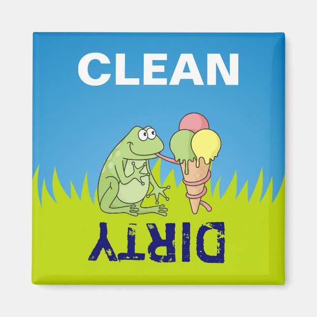 Frog med Glass Magnet (Framsidan)