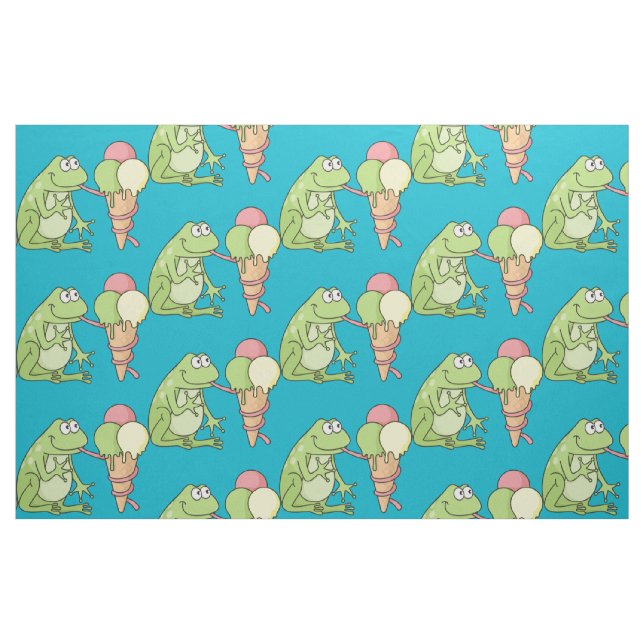 Frog med Glass Tyg (Fat Quarter)