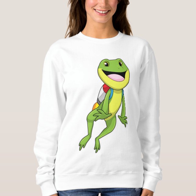 Frog med Jetpack T Shirt (Framsida)