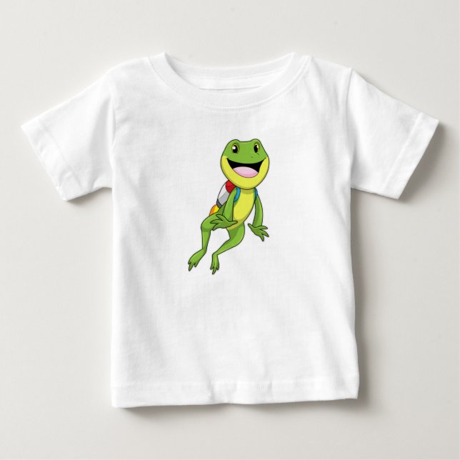 Frog med Jetpack T Shirt (Framsida)