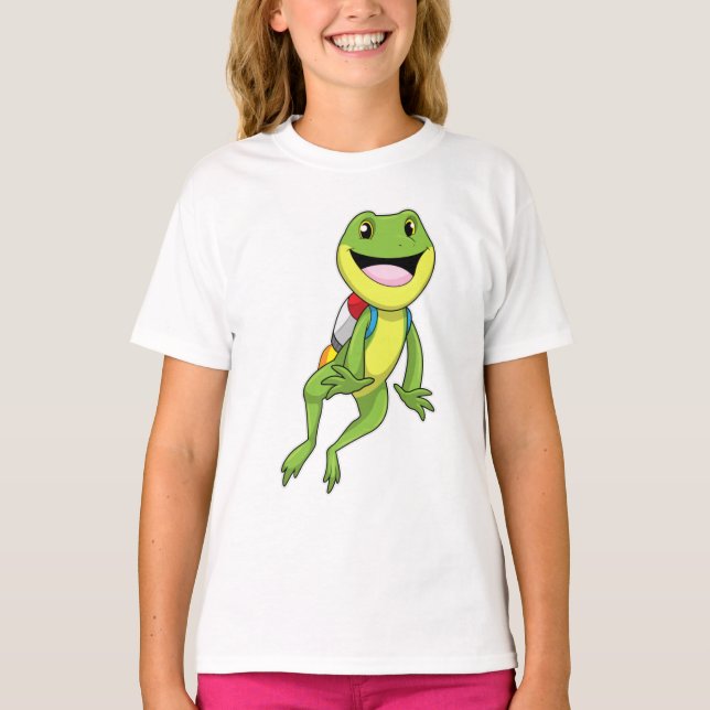 Frog med Jetpack T Shirt (Framsida)