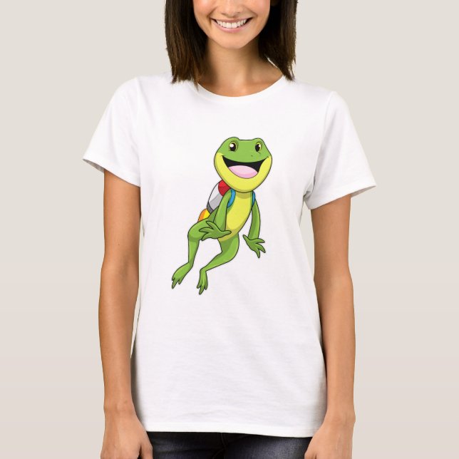 Frog med Jetpack T Shirt (Framsida)