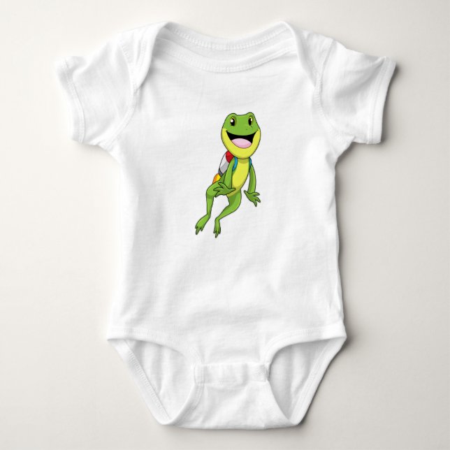 Frog med Jetpack T Shirt (Framsida)