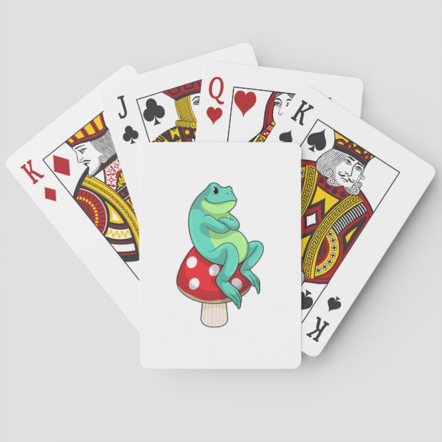 Frog med svamprum casinokort (Baksidan)