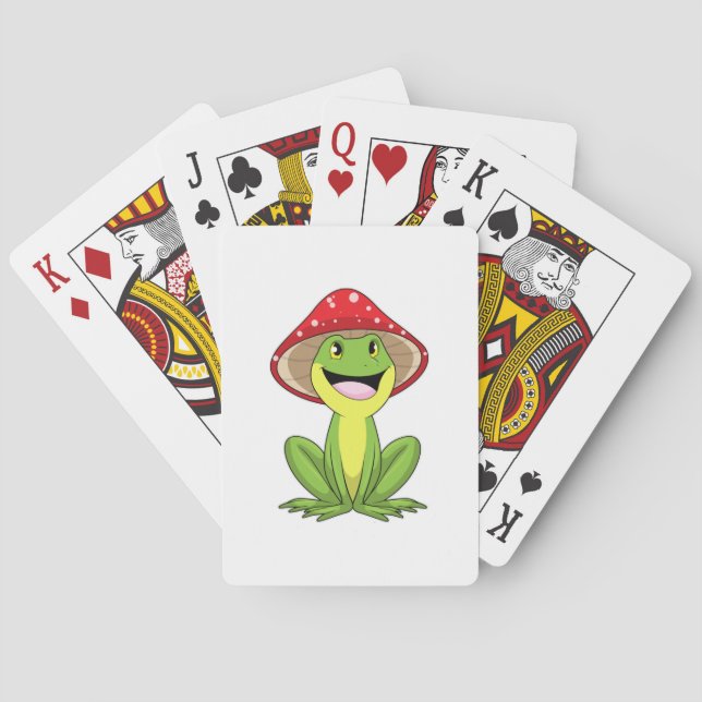 Frog med svamprum casinokort (Baksidan)