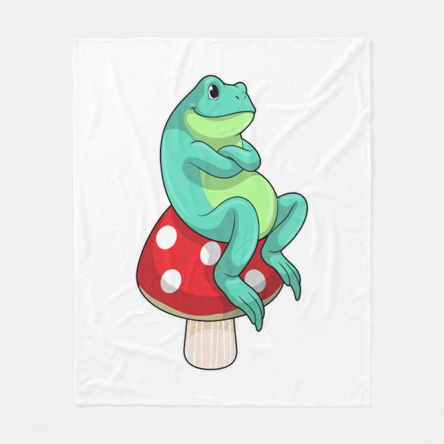 Frog med svamprum fleecefilt (Framsidan)