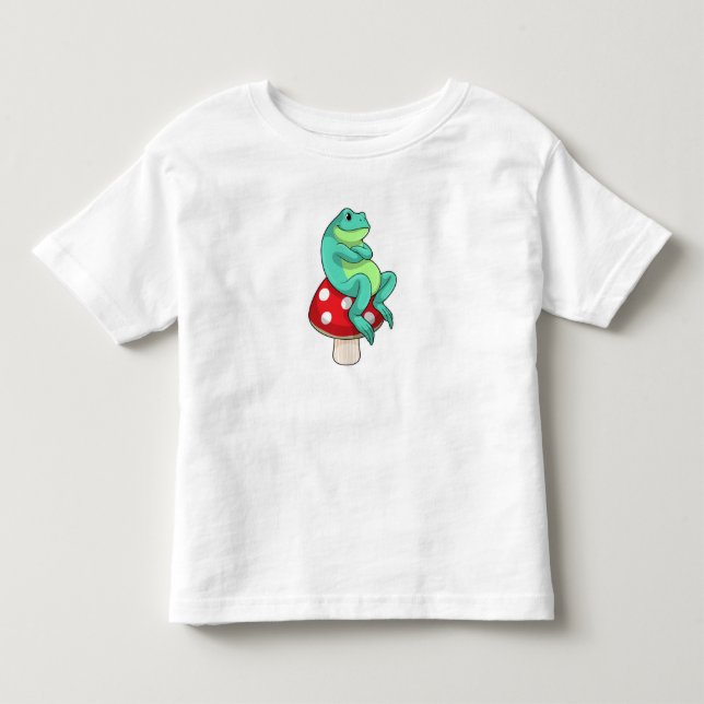 Frog med svamprum t shirt (Framsida)