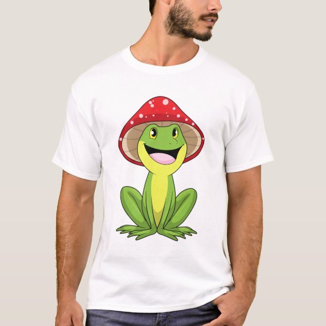 Frog med svamprum t shirt (Framsida)