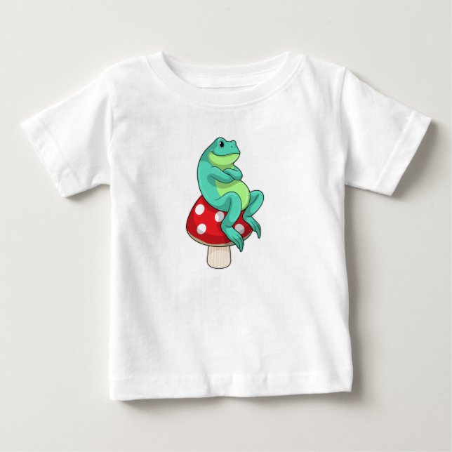 Frog med svamprum t shirt (Framsida)