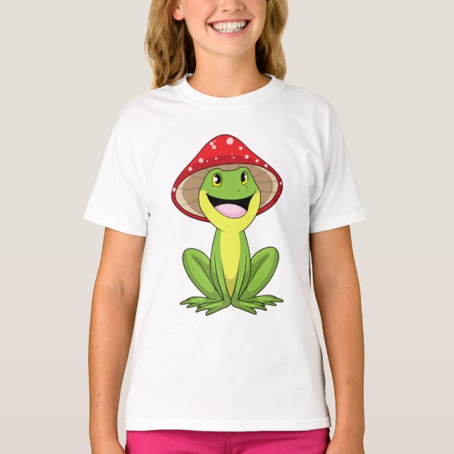 Frog med svamprum t shirt (Framsida)