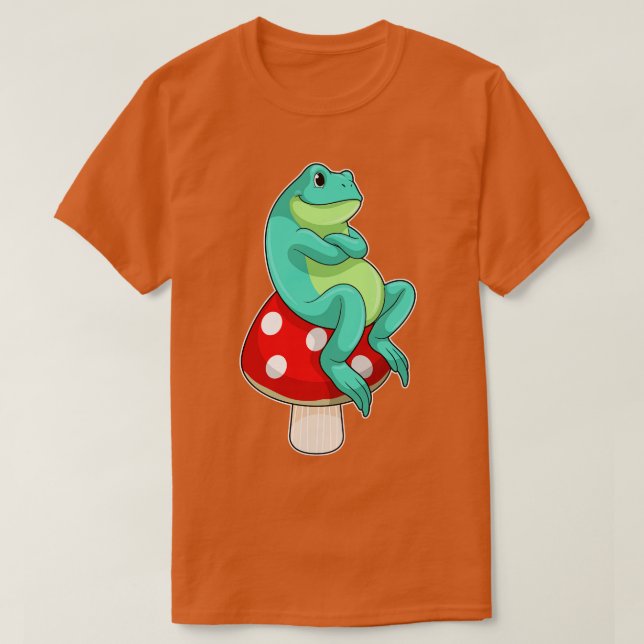 Frog med svamprum t shirt (Design framsida)