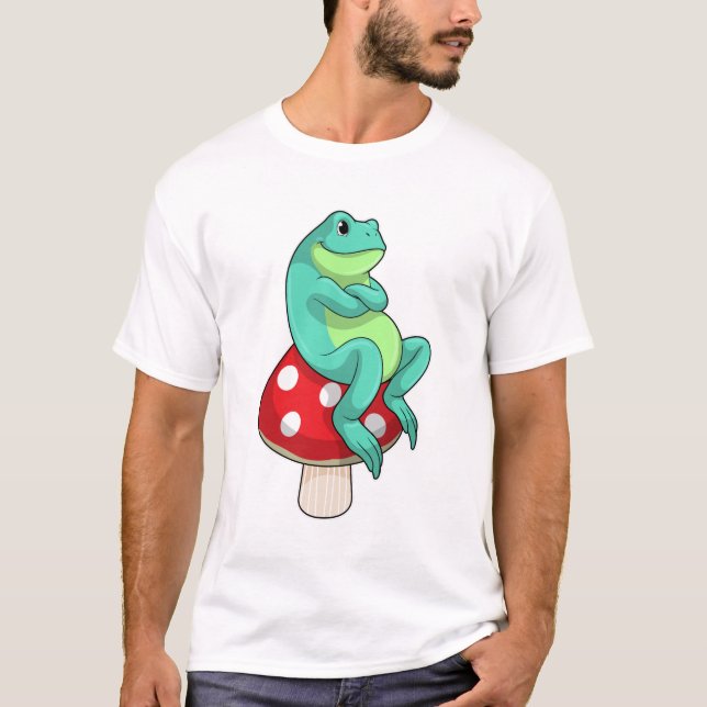 Frog med svamprum t shirt (Framsida)
