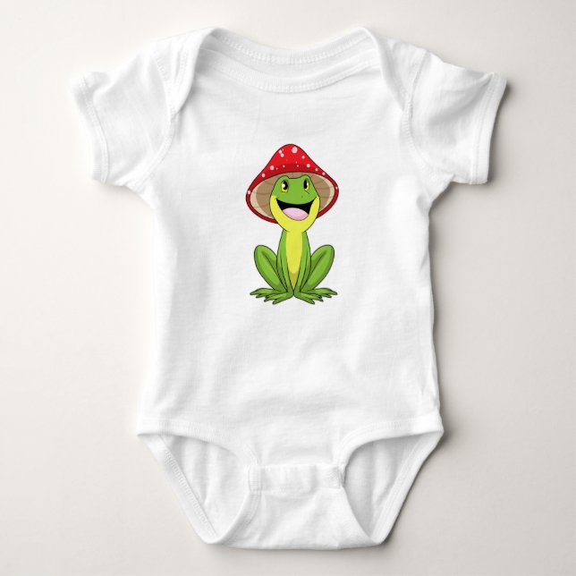 Frog med svamprum t shirt (Framsida)