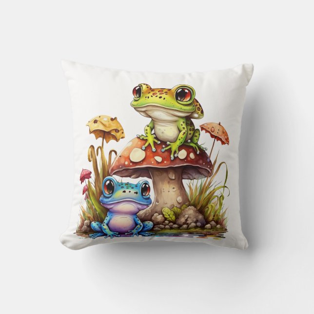 Frog Merchandise Gifts Kudde (Framsida)