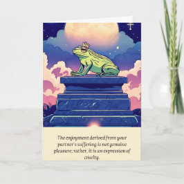 frog message happy birthday kort