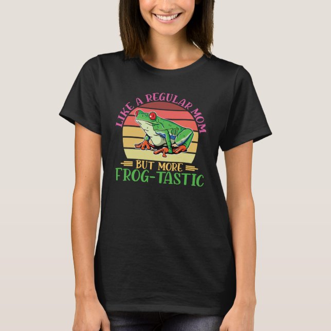 Frog Mom Red Eyed Tree Frog Agalychnis Callidryas T Shirt (Framsida)