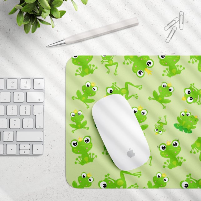 Frog Mönster, Cute Frogs, Grönt Frogs, Frog Prince Musmatta (Skapare uppladdad)