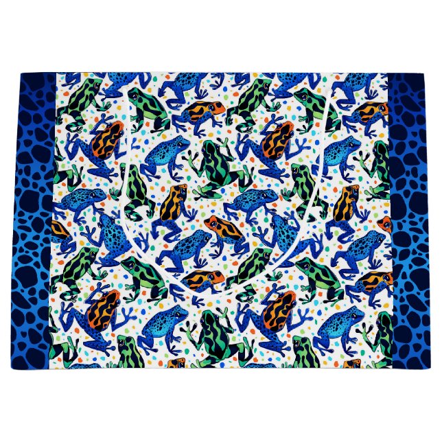 Frog Mönster Gift Bag (Framsidan)