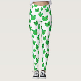 Frog mönster leggings