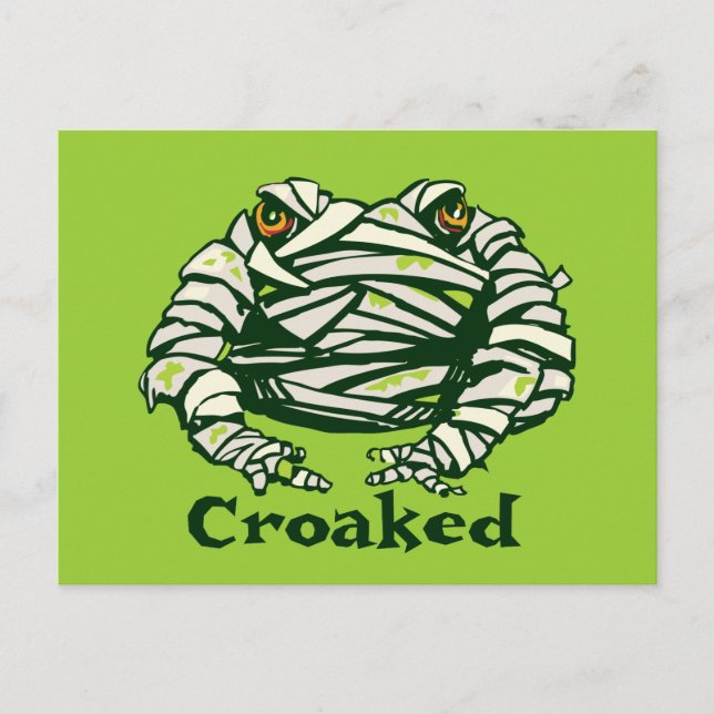Frog Mummy Vykort (Framsida)
