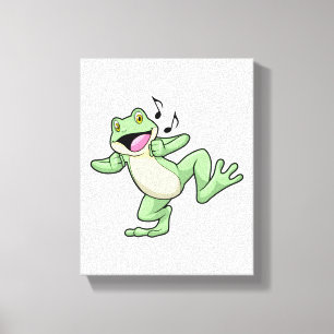 Frog Music Dance Canvastryck