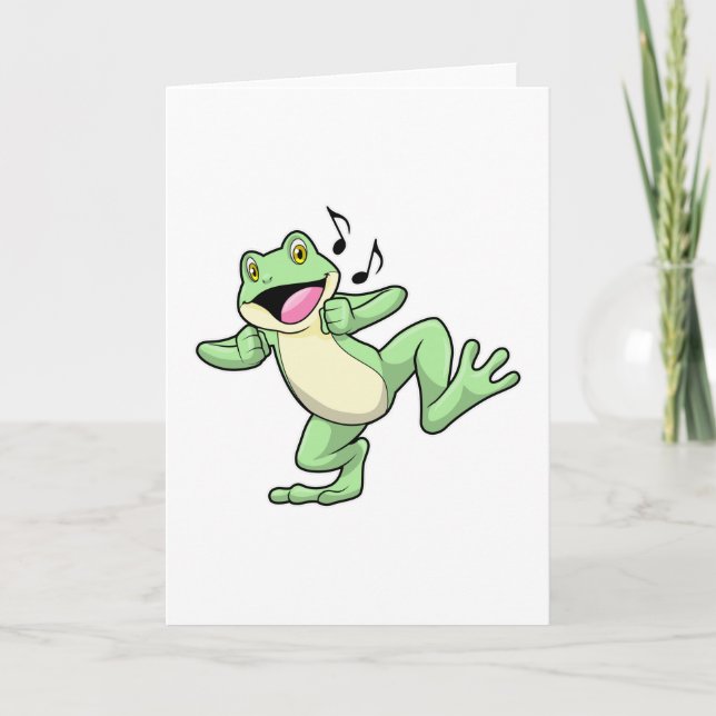 Frog Music Dance Kort (Framsida)