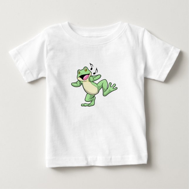 Frog Music Dance T Shirt (Framsida)