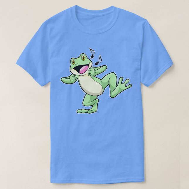 Frog Music Dance T Shirt (Design framsida)