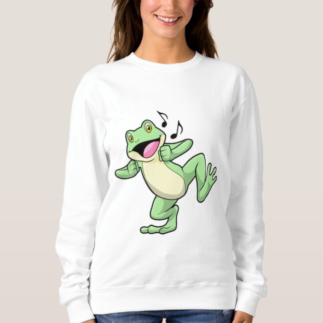 Frog Music Dance T Shirt (Framsida)