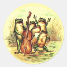 Frog Musician Band Orchestra med sångare