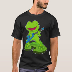 Frog Musician Guitar Music T Shirt