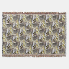 Frog nedsänkt i Vatten Bubbles och Frogspawn Filt