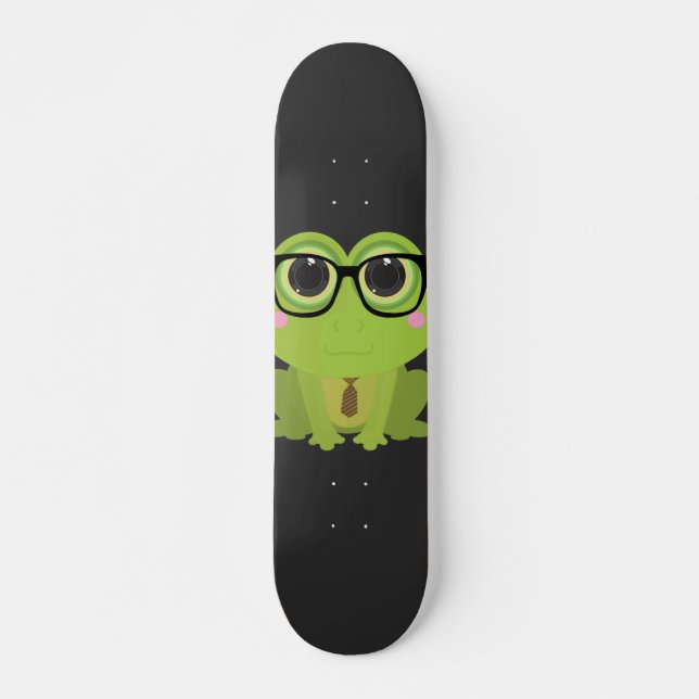 Frog Nerd Mini Skateboard Bräda 18,5 Cm (Framsida)
