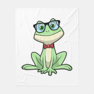 Frog Nerd Student Glass Tie Fleecefilt
