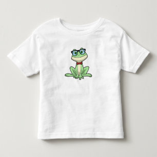 Frog Nerd Student Glass Tie T Shirt