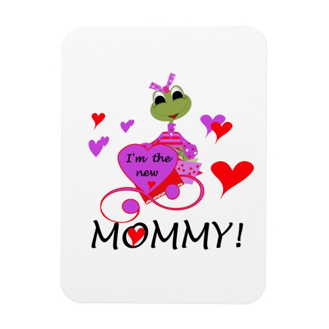 Frog New Mamma Gifts Magnet (Vertikal)