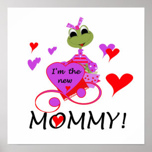 Frog New Mamma Gifts Poster
