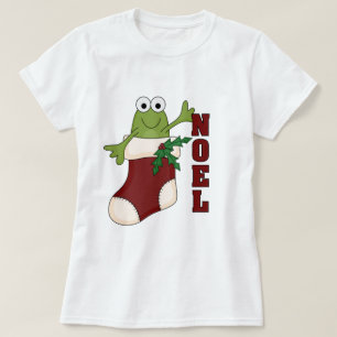 Frog Noel Helgdag Tshirts och Gifts