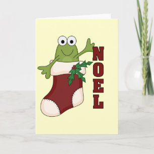 Frog Noel Helgdag Tshirts och Gifts Helgkort